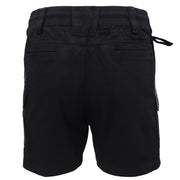 Mens Cargo Cotton Work Shorts 10 Pockets Tradies Utility Pants Workwear Trousers, Black, 40