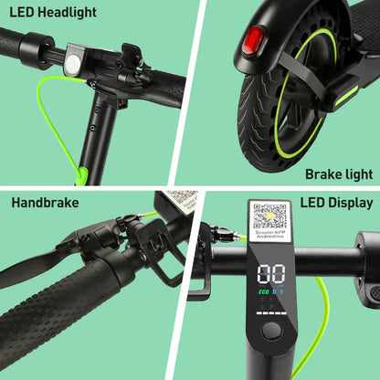 BUNA Classic Electric Scooter for Adults, 350W Motor, 25KM/H, 25 KM Range, 8.5" Pneumatic Tires V485-BUNAF20ESCT