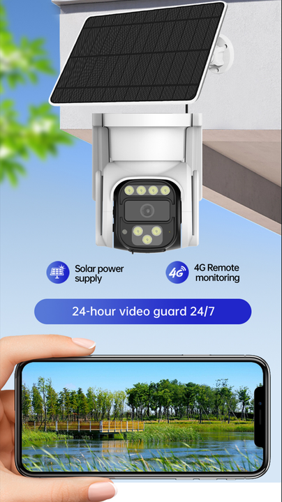 BUNA Solar Powered Security Camera V485-BUNASOLACAM