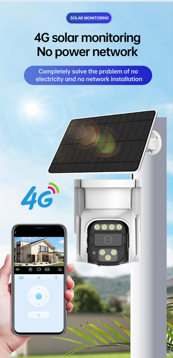 BUNA Solar Powered Security Camera V485-BUNASOLACAM