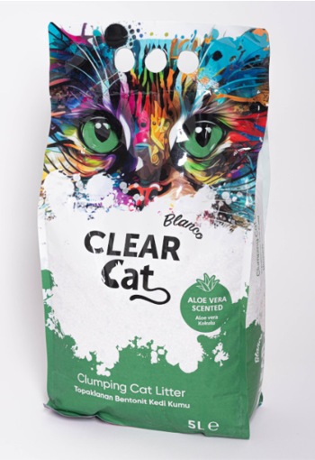 ClearCat Blanco Cat Litter - Aloevera 5L V485-CLEARCATLITALOV5L