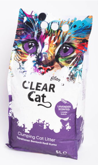 ClearCat Blanco Cat Litter - Lavender 5L V485-CLEARCATLITLAVE5L