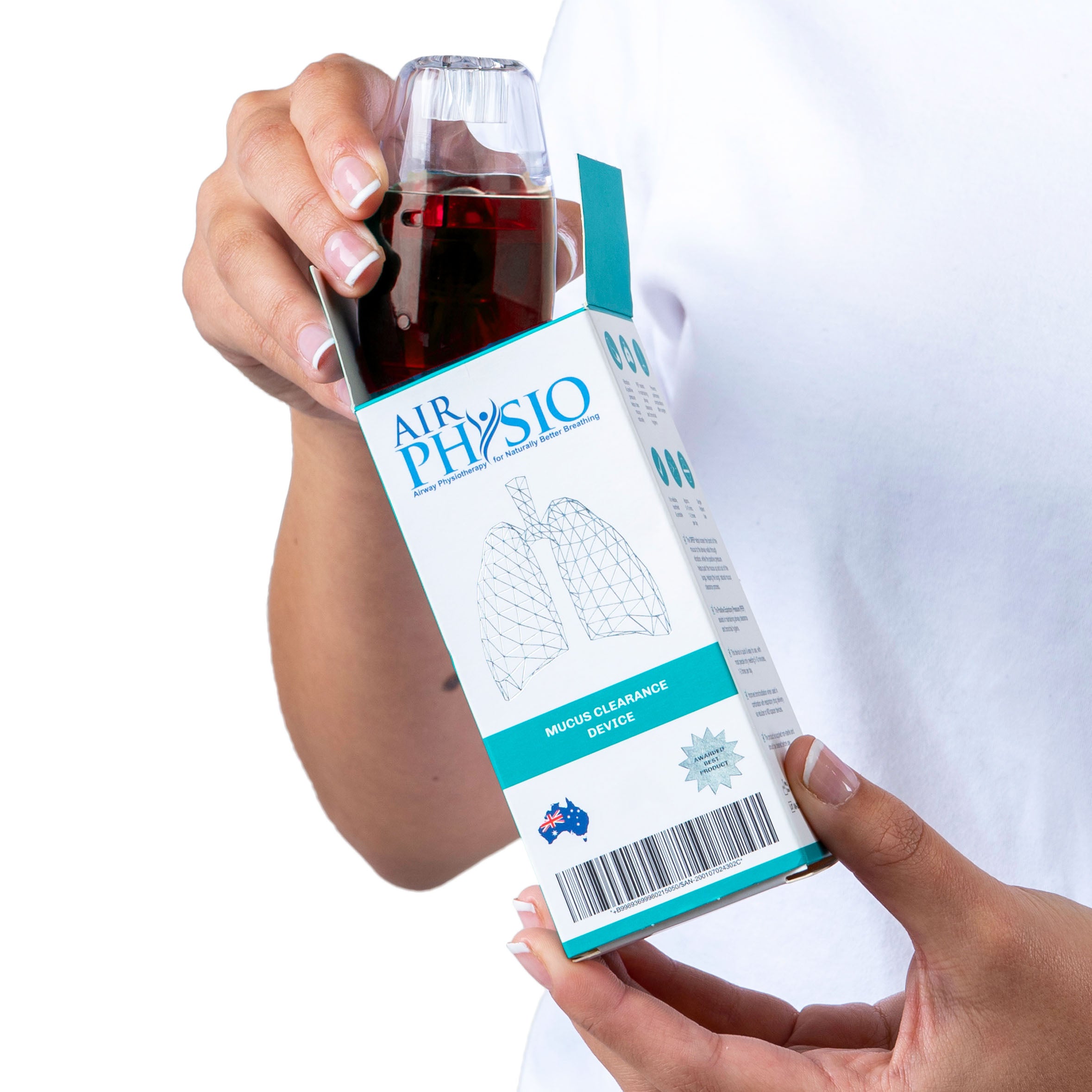 AirPhysio Device for Average Lung Capacity V486-APATEU