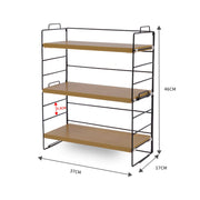 Desktop Storage Rack Bookshelf Office V488-DSSTL-BT