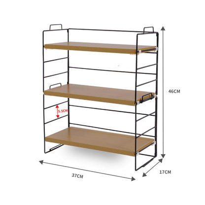 Desktop Storage Rack Bookshelf Office V488-DSSTL-BT