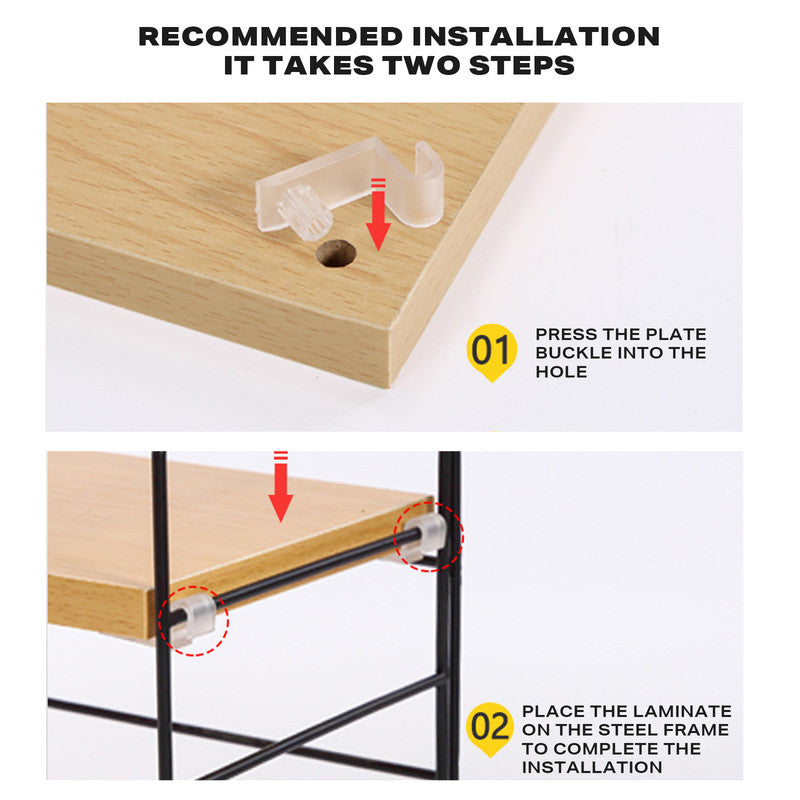 Desktop Storage Rack Bookshelf Office V488-DSSTL-BT