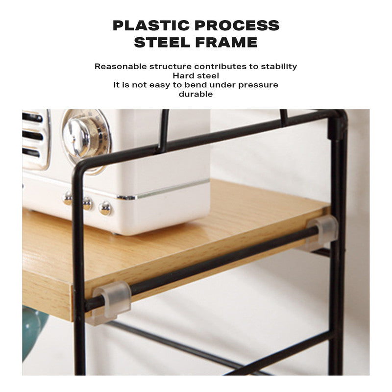 Desktop Storage Rack Bookshelf Office V488-DSSTL-BT