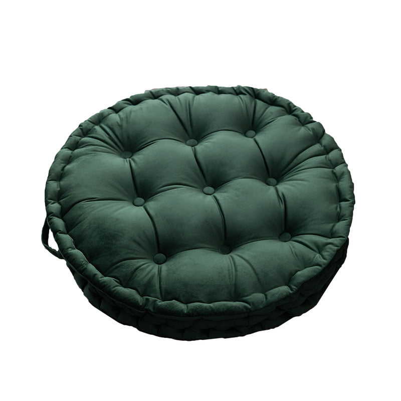 Luxury Round Pouf Tatami Cushion Meditation Floor Mat with Handle V488-RTP-GE