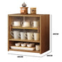 Bamboo Dustproof Cup Storage Cabinet with Sliding Acrylic Door V488-SCMA-BR