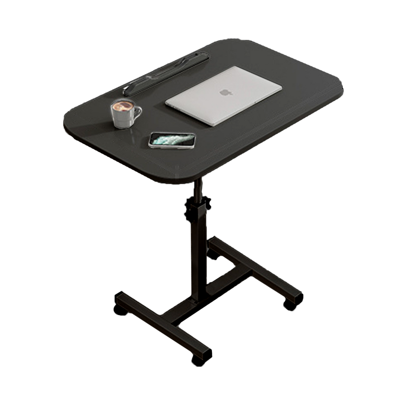 Movable lifting computer table bedside portable table (BLACK) V488-TBFRL-BK