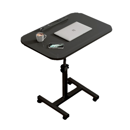 Movable lifting computer table bedside portable table (BLACK) V488-TBFRL-BK
