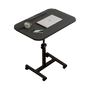 Movable lifting computer table bedside portable table (BLACK) V488-TBFRL-BK