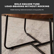 Removable Set of 2 Round Coffee Table Walnut Nesting Side End Table Furniture V488-TBLRC-WL