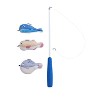 Fishing Rod Tease Cat Stick Cat Supplies Mobile Toy Set V488-Z1C00008