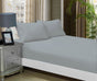 1000TC Ultra Soft Fitted Sheet & 2 Pillowcases Set - Double Size Bed - Silver V493-ADF-16