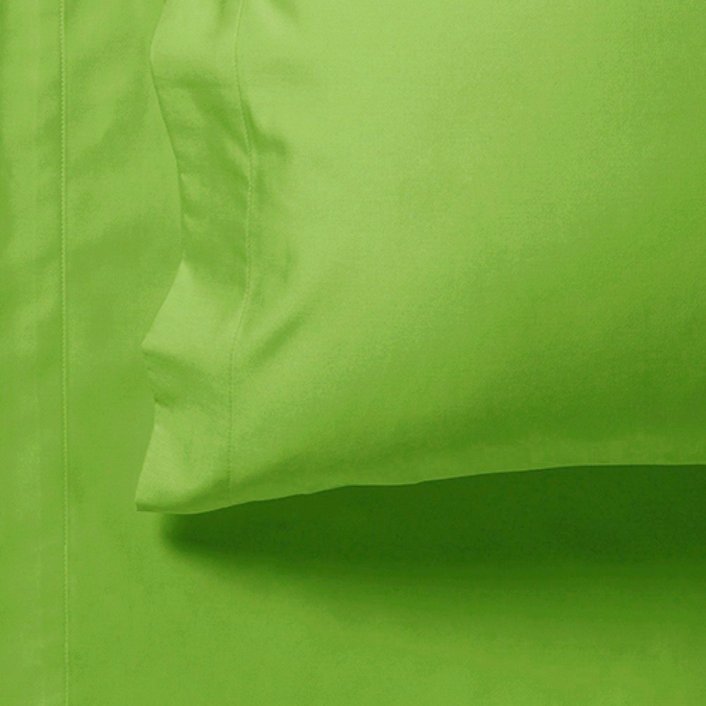 1000TC Ultra Soft Fitted Sheet & Pillowcase Set - King Single Size Bed - Green V493-AKSF-08