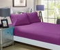 1000TC Ultra Soft Fitted Sheet & Pillowcase Set - Single Size Bed - Purple V493-ASF-02