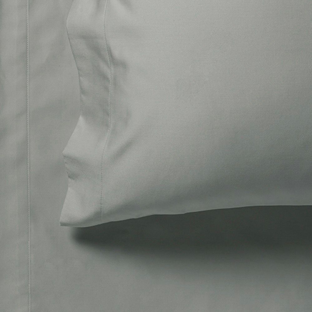 1000TC Ultra Soft Fitted Sheet & Pillowcase Set - Single Size Bed -Grey V493-ASF-06