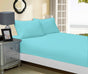 1000TC Ultra Soft Fitted Sheet & Pillowcase Set - Single Size Bed - Aqua V493-ASF-20
