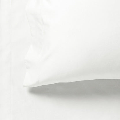 1000TC Ultra Soft Fitted Sheet & 2 Pillowcases Set - Super King Size Bed - White V493-ASKF-01