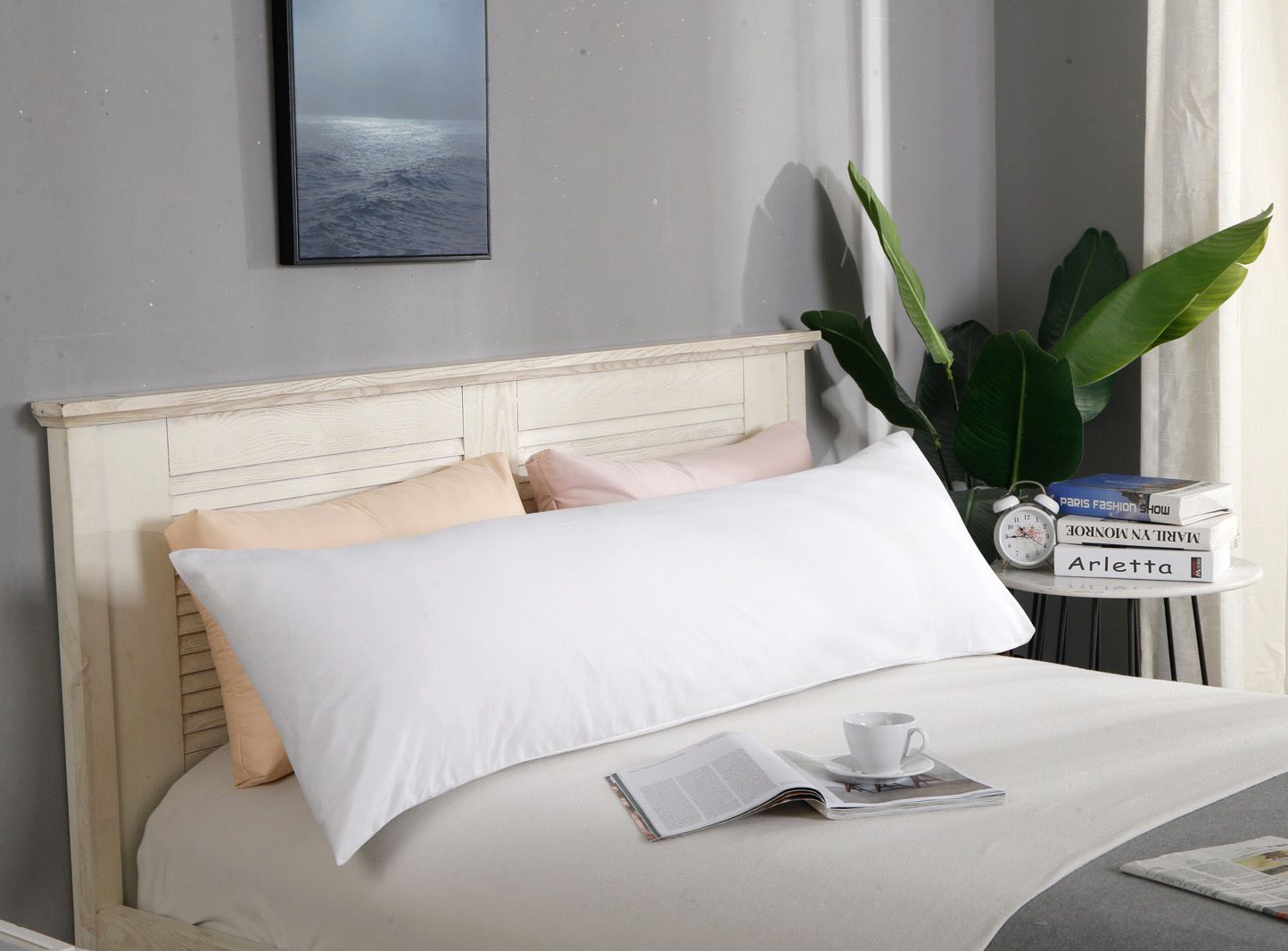 1000TC Premium Ultra Soft Body Pillowcase - White V493-BP-01