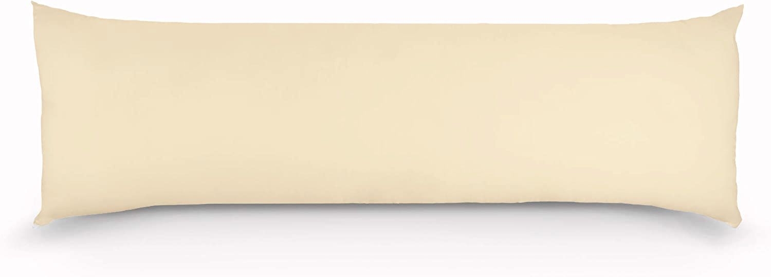 1000TC Premium Ultra Soft Body Pillowcase - Yellow Cream V493-BP-09