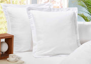 1000TC Premium Ultra Soft European Pillowcases 2-Pack White V493-EP-01