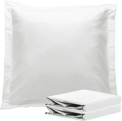 1000TC Premium Ultra Soft European Pillowcases 2-Pack White V493-EP-01