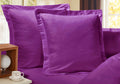 1000TC Premium Ultra Soft European Pillowcases 2-Pack Purple V493-EP-02