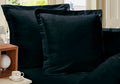 1000TC Premium Ultra Soft European Pillowcases 2-Pack Black V493-EP-05