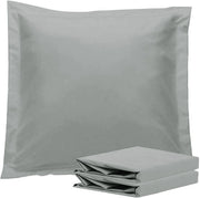 1000TC Premium Ultra Soft European Pillowcases 2-Pack Grey V493-EP-06