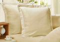 1000TC Premium Ultra Soft European Pillowcases 2-Pack Yellow Cream V493-EP-09