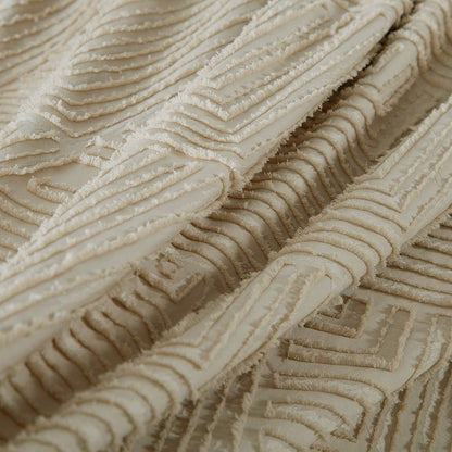 Tufted Textured Jacquard Quilt Cover Set - King Size V493-JW-K-09