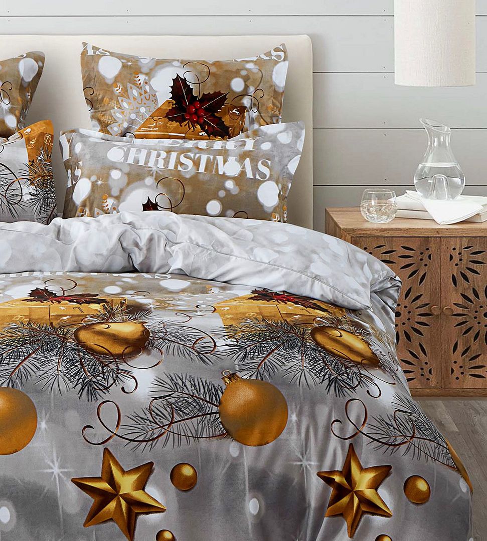 Christmas Gift Double Size Quilt/Duvet Cover Set V493-MD-387