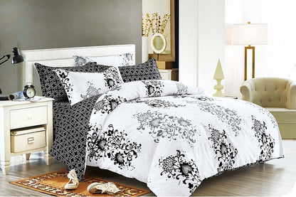 Chateaux King Size Duvet Quilt Cover Set V493-MK-295