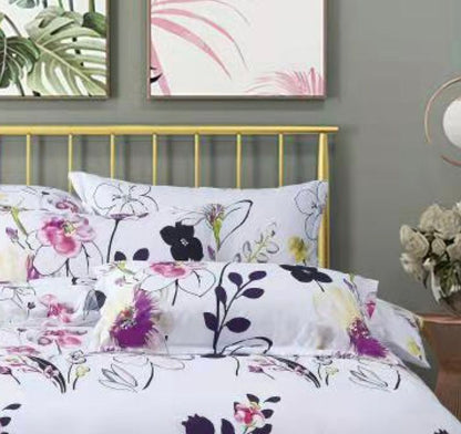 Bloom King Size Duvet Quilt Cover Set V493-MK-376