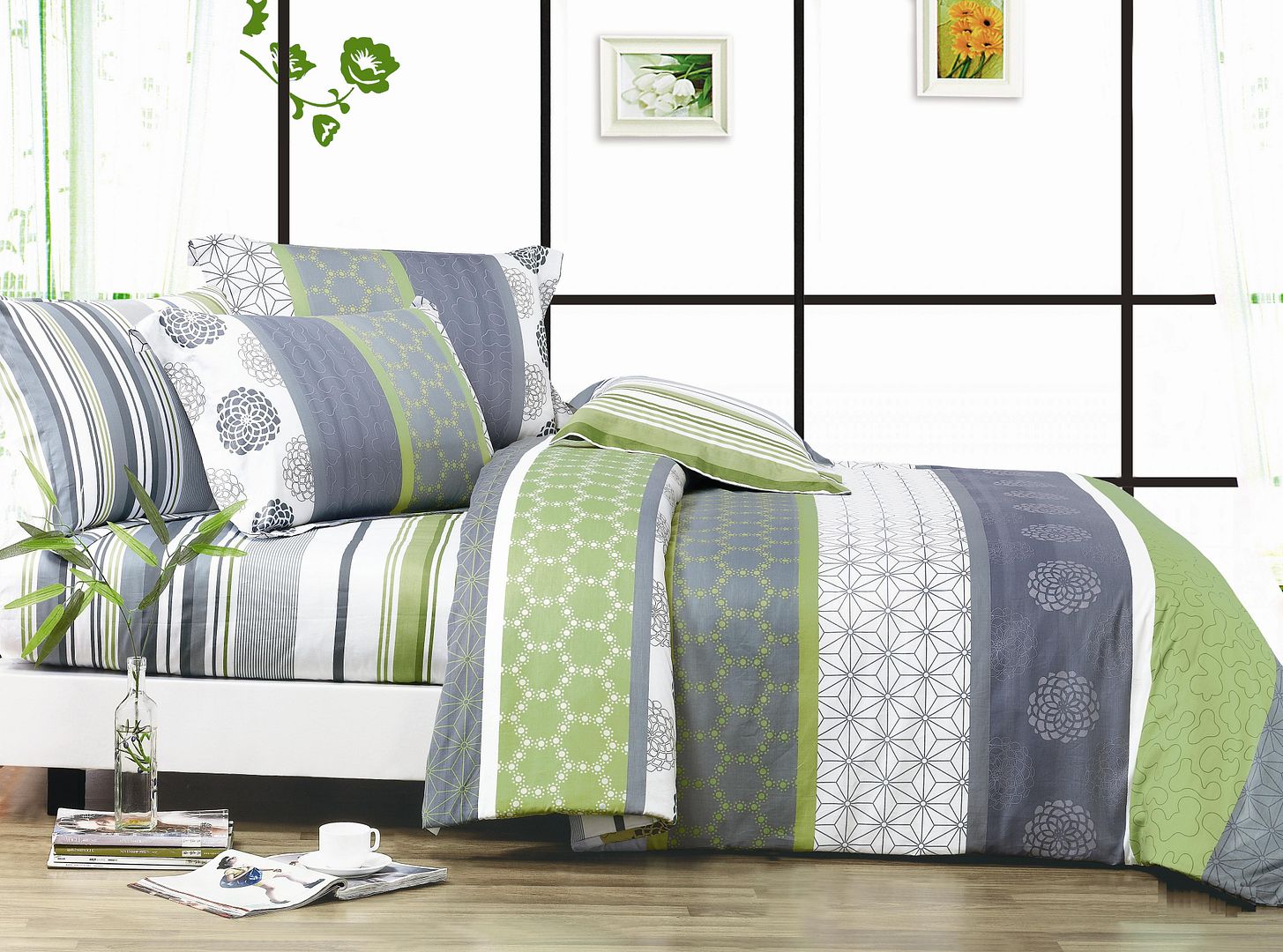 Dexter King Single Size Duvet Quilt Cover Set V493-MKS-281