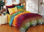 Rainbow Tree Queen Size Bed Quilt/Duvet Cover Set V493-MQ-114