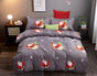 Christmas Santa Queen Size Quilt/Duvet Cover Set V493-MQ-425