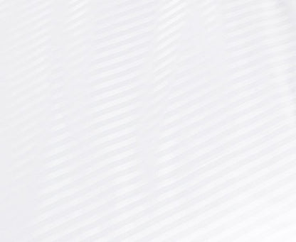 1000TC Ultra Soft Striped Queen Size White Duvet Quilt Cover Set V493-NQ-01