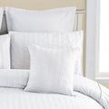 1000TC Premium Ultra Soft Seersucker Cushion Covers - 2 Pack - White V493-PCC-1