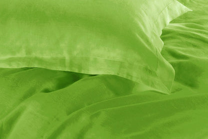 1000TC Tailored Queen Size Green Duvet Quilt Cover Set V493-Q-8