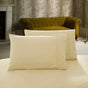 1000TC Premium Ultra Soft Queen size Pillowcases 2-Pack - Yellow Cream V493-QP-09