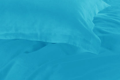 1000TC Tailored Single Size Light Blue Duvet Quilt Cover Set V493-S-10
