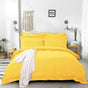 Tailored 1000TC Ultra Soft Single Size Yellow Duvet Quilt Cover Set V493-S-21