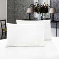 1000TC Premium Ultra Soft Standrad size Pillowcases 2-Pack - White V493-SP-01