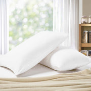 1000TC Premium Ultra Soft Standrad size Pillowcases 2-Pack - White V493-SP-01