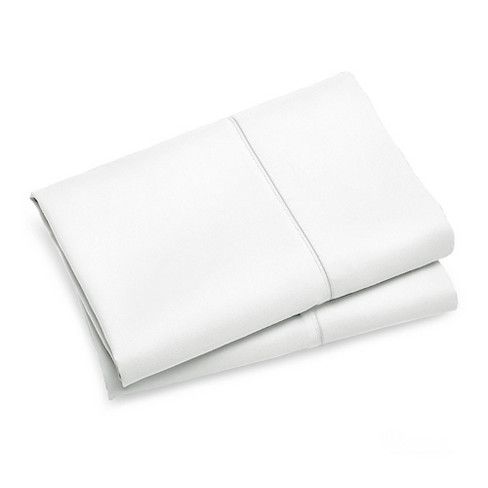 1000TC Premium Ultra Soft Standrad size Pillowcases 2-Pack - White V493-SP-01