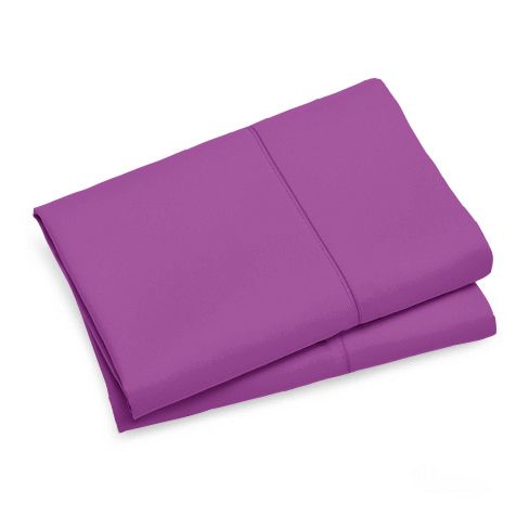 1000TC Premium Ultra Soft Standrad size Pillowcases 2-Pack - Purple V493-SP-02