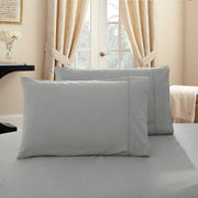 1000TC Premium Ultra Soft Standrad size Pillowcases 2-Pack - Grey V493-SP-06